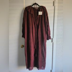 Doen PERSEPHONE DRESS ANTIQUE  WALNUT M Fits Oversized
